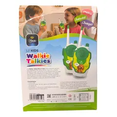 MLAB - Kit 2 Radio Transmisor Walkie Talkie Niños Lil Kids Verde