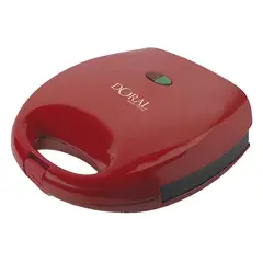DORAL - Sandwichera Genova Tostador De Pan 750w Antiadherente Rojo