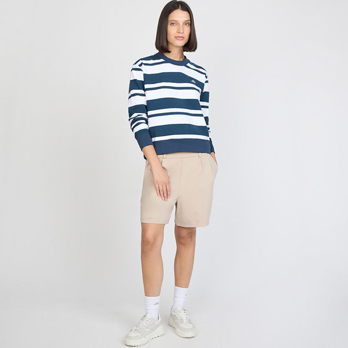 ELLESSE - POLERON MUJER ELLESSE LANA RAYAS/AZUL