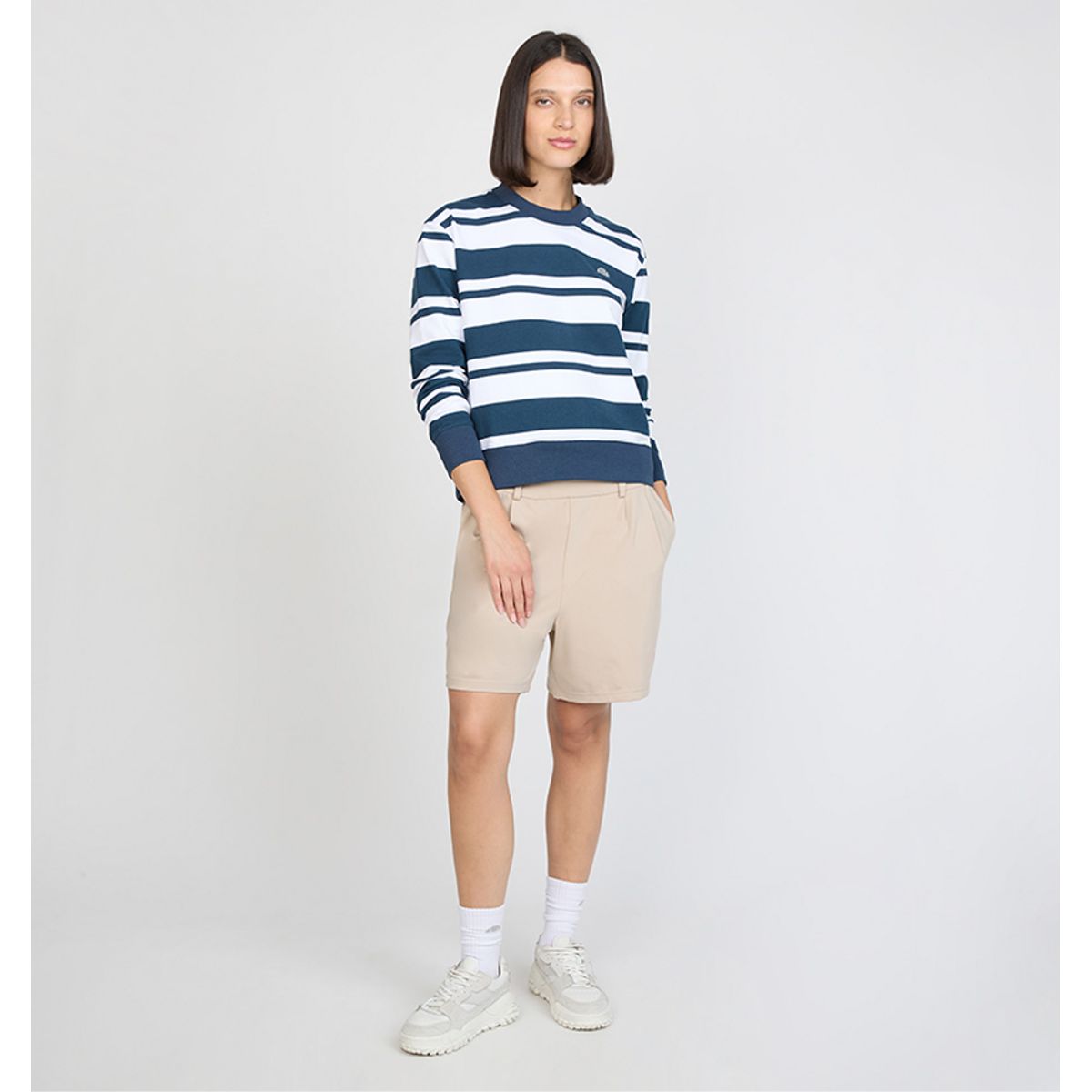 ELLESSE - POLERON MUJER ELLESSE LANA RAYAS/AZUL
