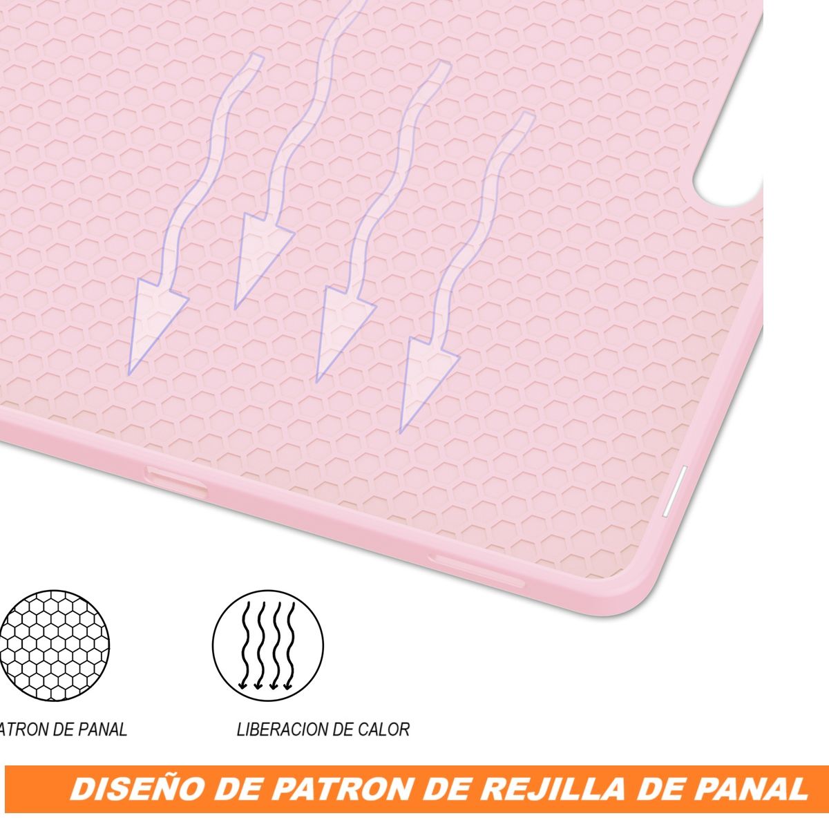 GENERICO - Carcasa Funda Para Samsung Galaxy Tab S10 Lite Rosado