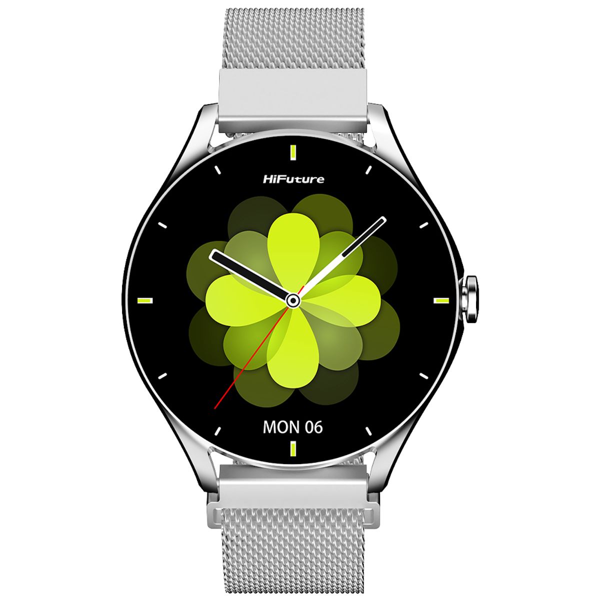 HIFUTURE - Smartwatch Aura 2 Metálico Silver Waterproof 33 mm AMOLED