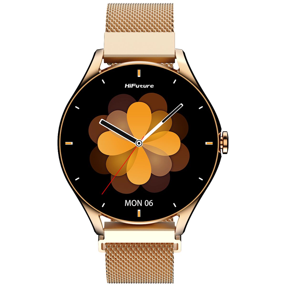 HIFUTURE - Smartwatch Aura 2 Metálico Rose Gold Waterproof 33 mm AMOLED