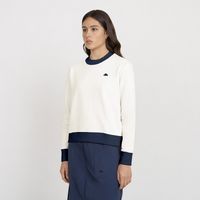 POLERON MUJER LANA CREMA