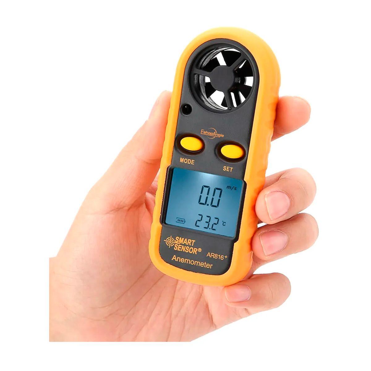 Anemometro Termometro Digital Ar816 Medidor Del Viento, marca ESHOPANGIE - Foto 2