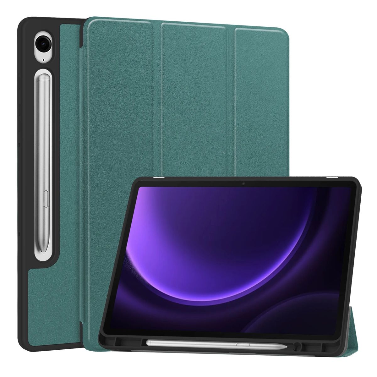 GENERICO - Carcasa Funda Para Samsung Galaxy Tab S10 Lite 10.9 Verde Oscuro