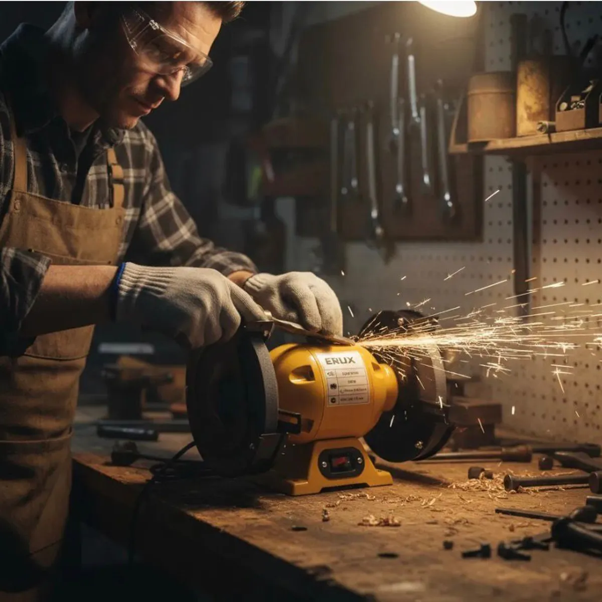 ERUX - Esmeril De Banco Erux 8 Pulgadas - Japones