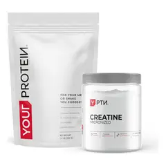 YOUR PROTEIN - Pack Creatina Sin Sabor 300 Gr + Whey 660gr Sin Sabor