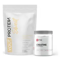 YOUR PROTEIN - Pack Creatina Sin Sabor 300 Gr + Whey 660gr Vainilla