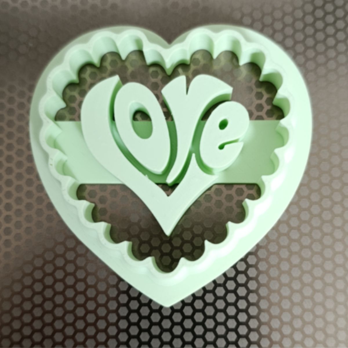 GENERICO - Cortador de Galletas Corazón Love