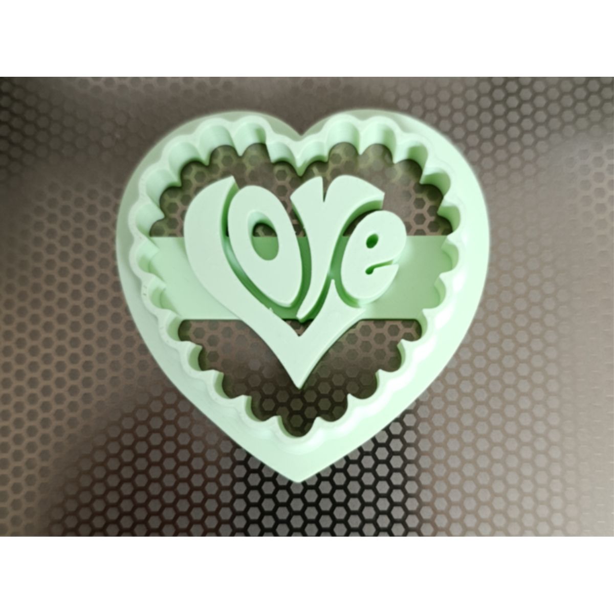 GENERICO - Cortador de Galletas Corazón Love