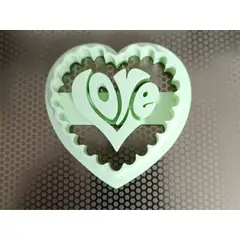 GENERICO - Cortador de Galletas Corazón Love