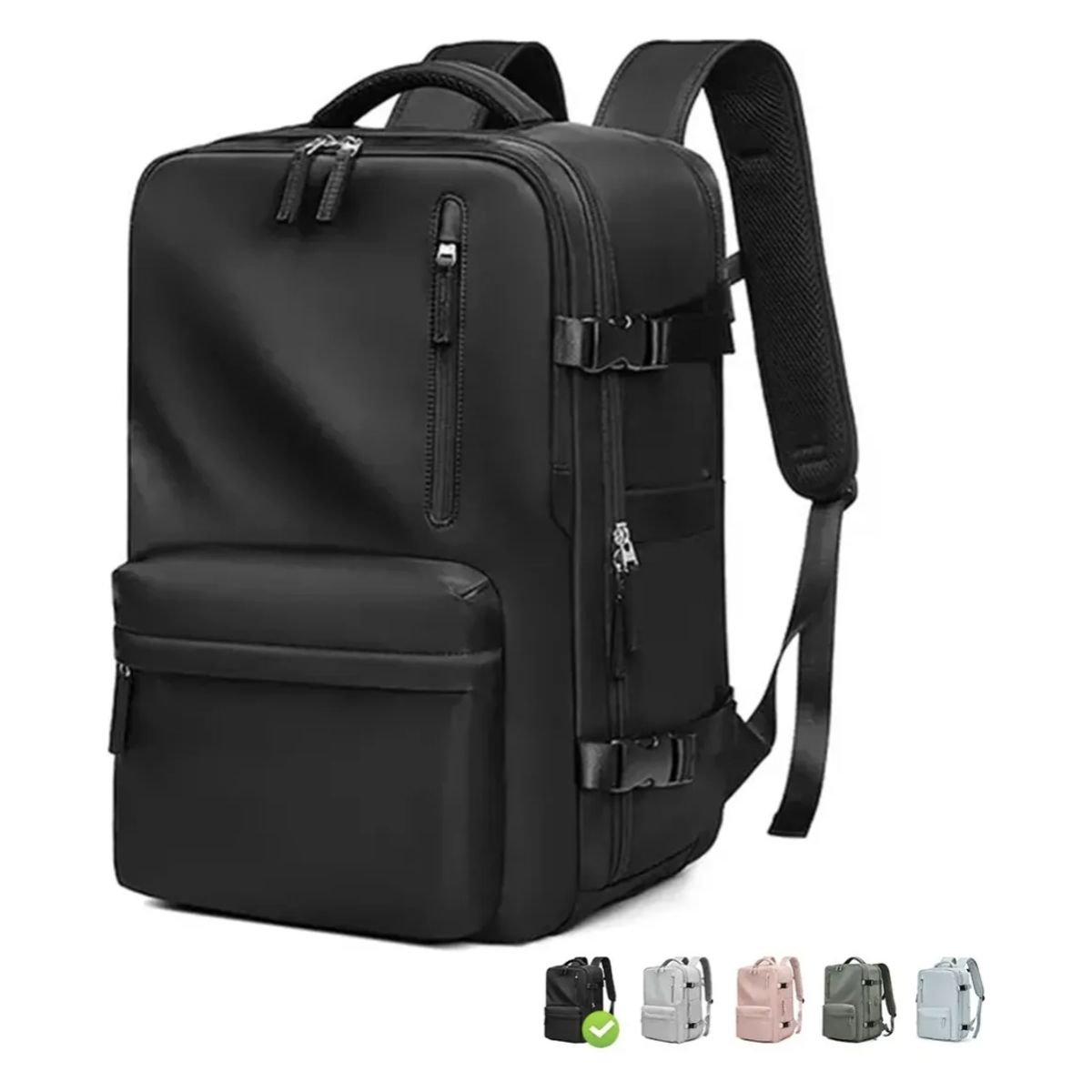 GENERICO - Mochila De Viaje Impermeable Avión Aprobado Capacidad De  Liso