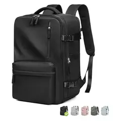 GENERICO - Mochila De Viaje Impermeable Avión Aprobado Capacidad De Liso