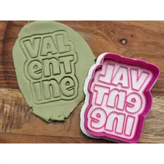 GENERICO - Cortador de Galletas con la frase Valentine