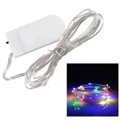 GENERICO - Pack 3 Guirnaldas Luces 20 Micro Led Hadas 2 Metros a Pilas