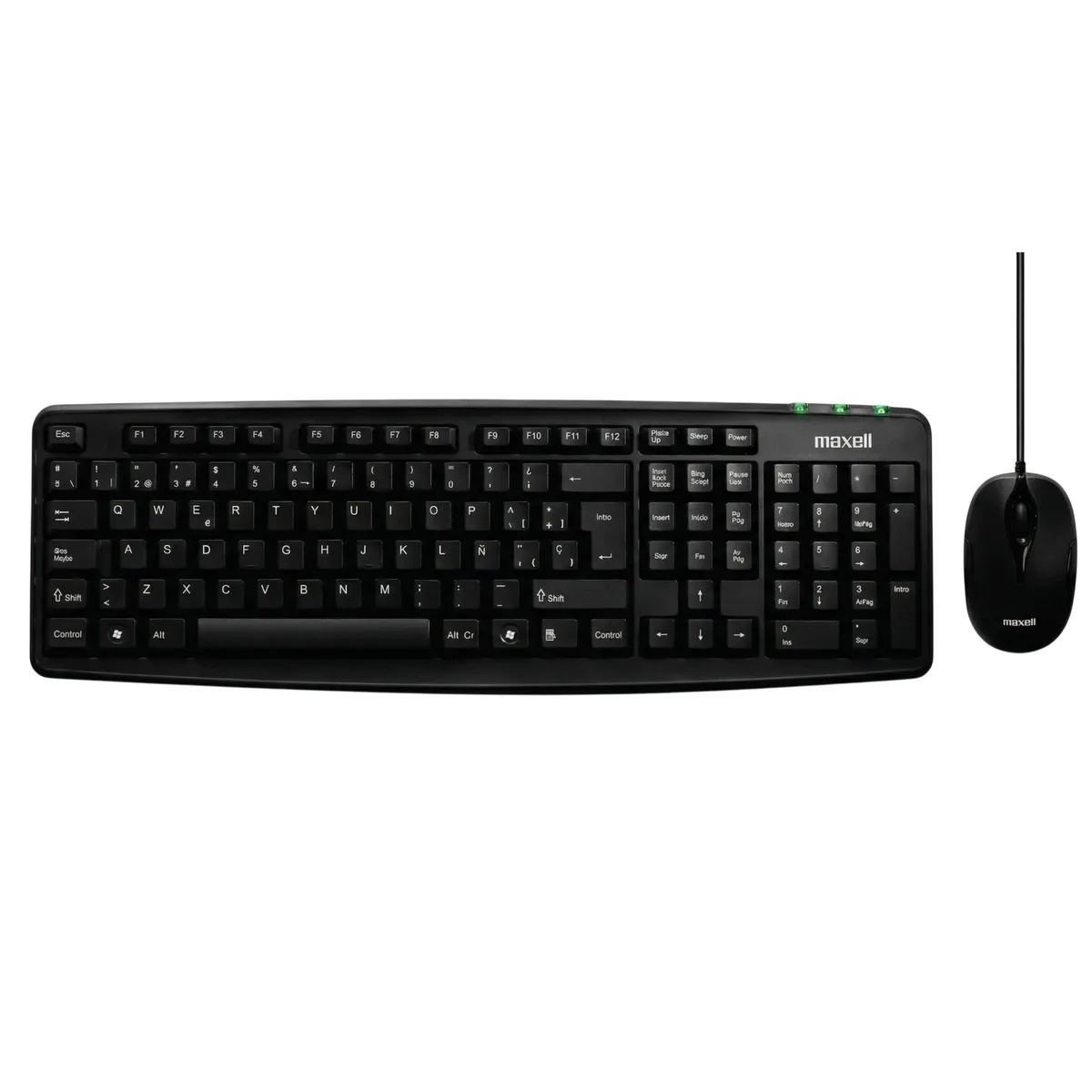 MAXELL - Kit Combo Teclado y Mouse USB Maxell WRKBC-10 Alambrico