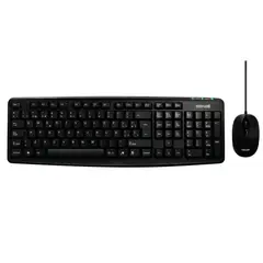 MAXELL - Kit Combo Teclado y Mouse USB WRKBC-10 Alambrico