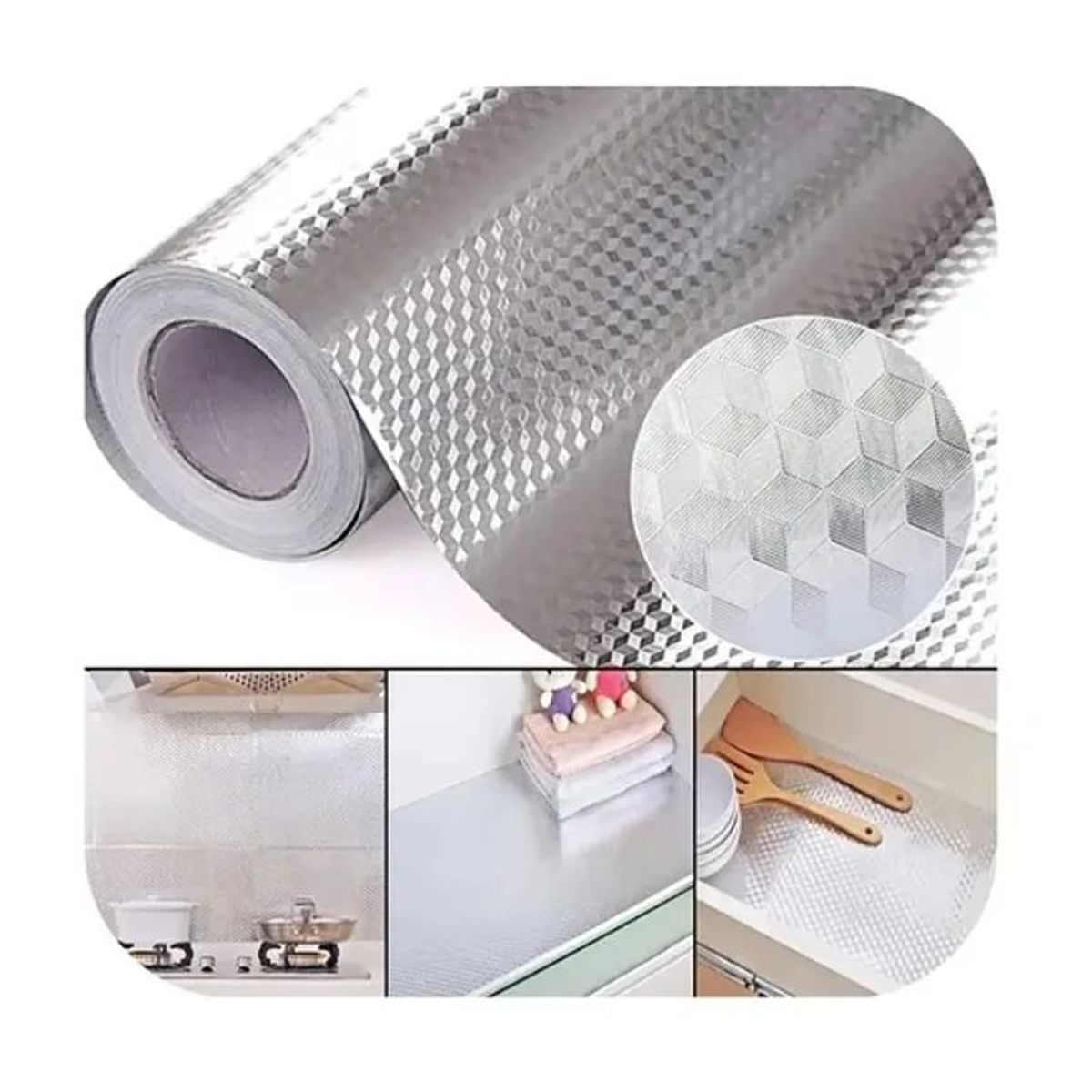 GENERICO - Papel Autoadhesivo Cocina Pared Muro Revestir 40x300cm