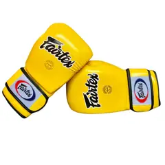 GENERICO - GUANTES DE BOXEO PROFESIONAL FAIRTEX AMARILLO - 16 OZ