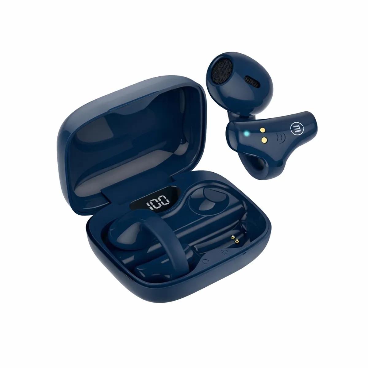 MAXELL - Audífonos Bt Maxell Ear Cuff Clip On Open-Ear TWS Azul