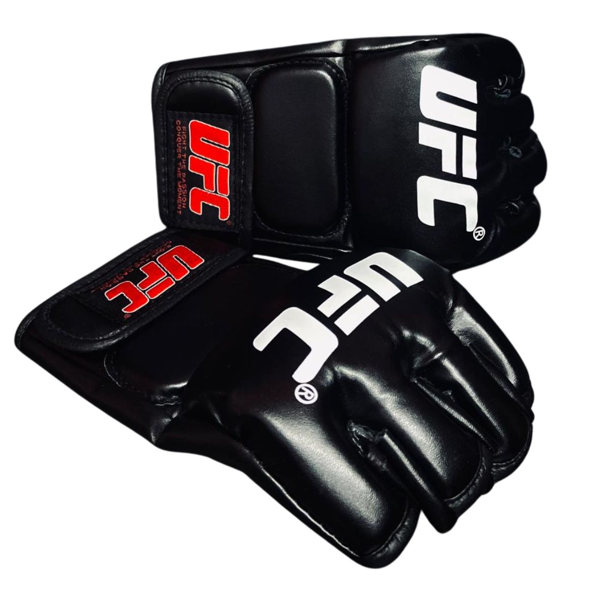 UFC - GUANTES DE  ENTRENAMIENTO MMA UFC NEGRO GUANTILLAS PROFESIONALES