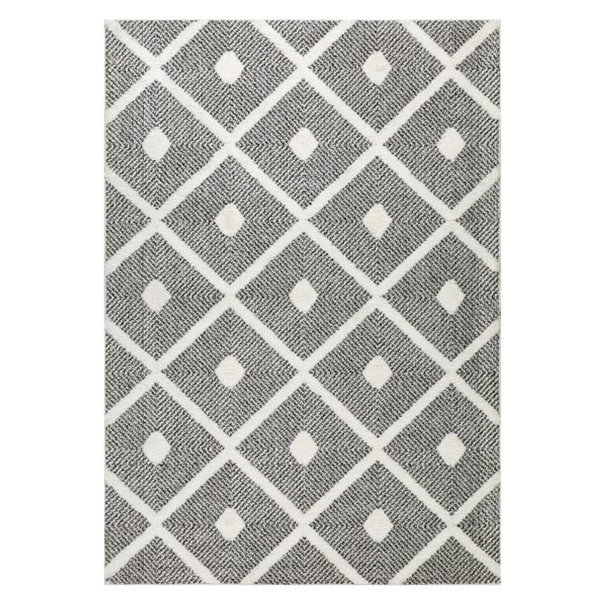 MROTTO - Alfombra Gris 160x230 cm Moderno