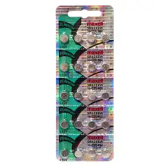MAXELL - Pack 20 Pilas SR621SW (364) 1.55v Tipo Botón Holograma