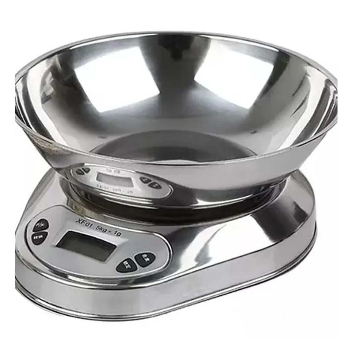 GENERICO - Balanza Acero Inoxidable Cocina Pesa Bandeja Hasta 5 Kg