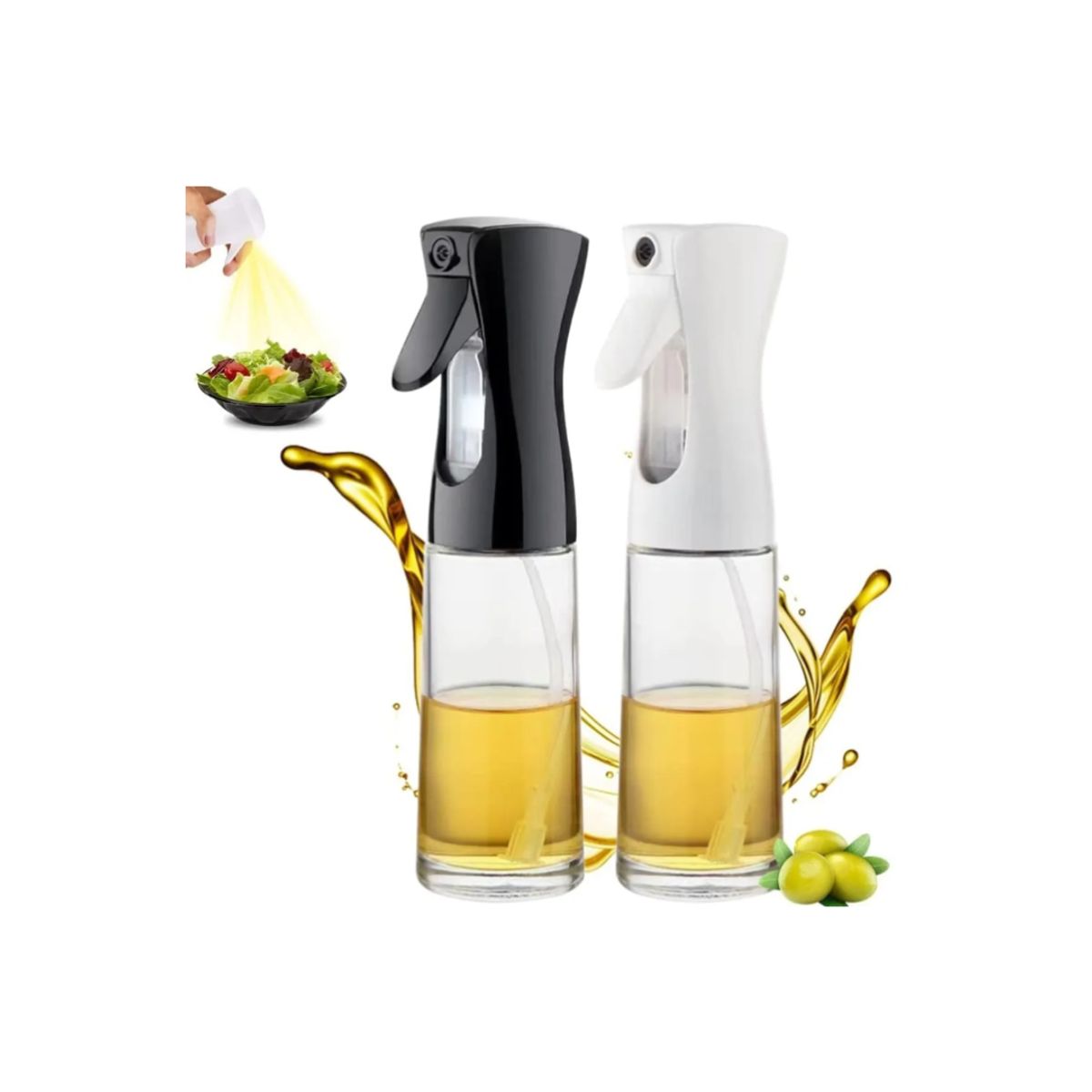 GENERICO - Rociador De Aceite Spray Aceitero Vinagre Limon 300ml