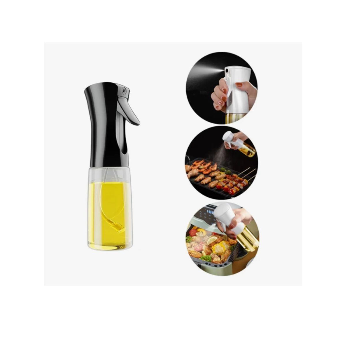 GENERICO - Rociador De Aceite Spray Aceitero Vinagre Limon 300ml