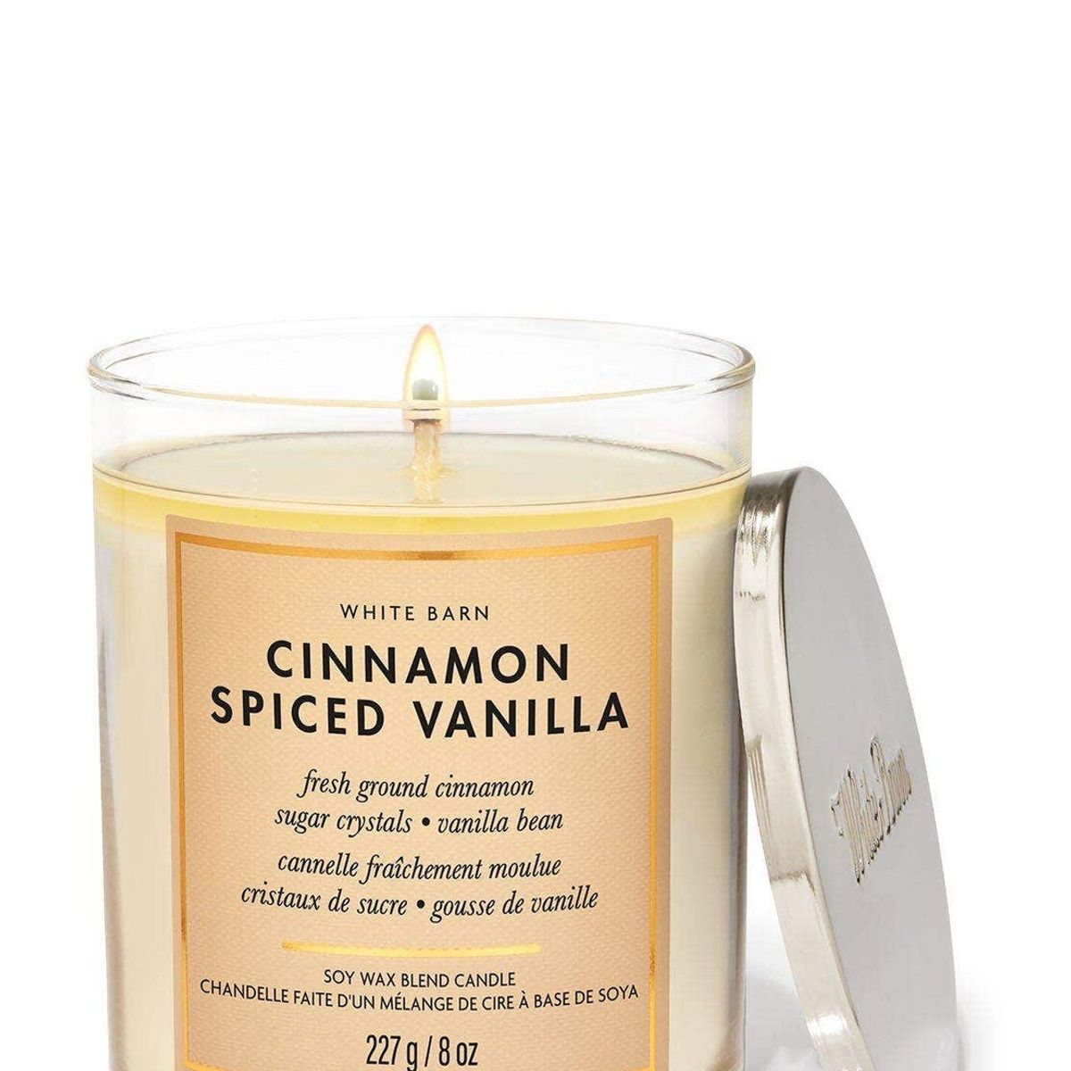 BATH & BODY WORKS - Vela Mediana Bath & Body Works Cinnamon Spiced Vanilla