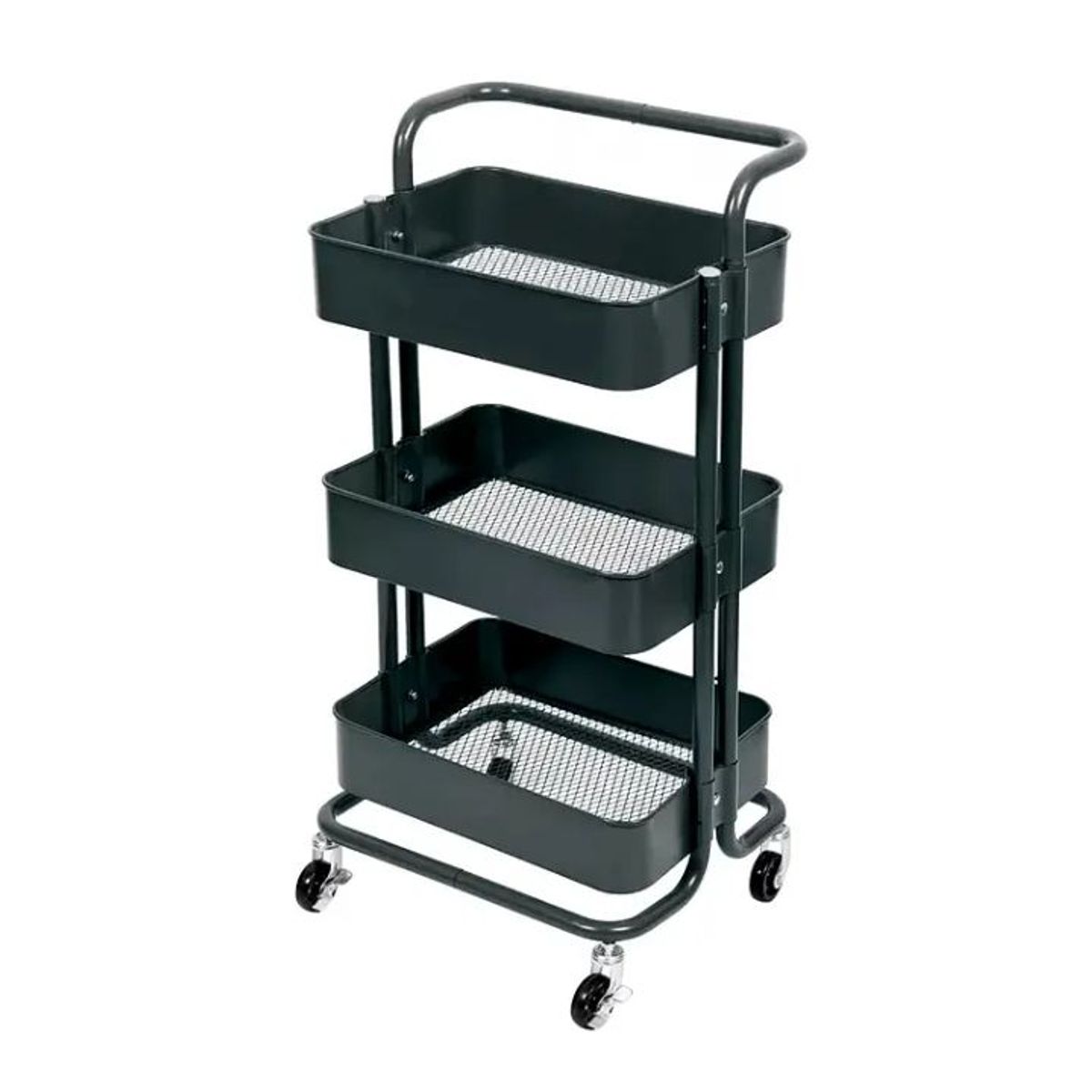 GENERICO - Carrito Organizador Almacenamiento 3 Niveles Con Ruedas