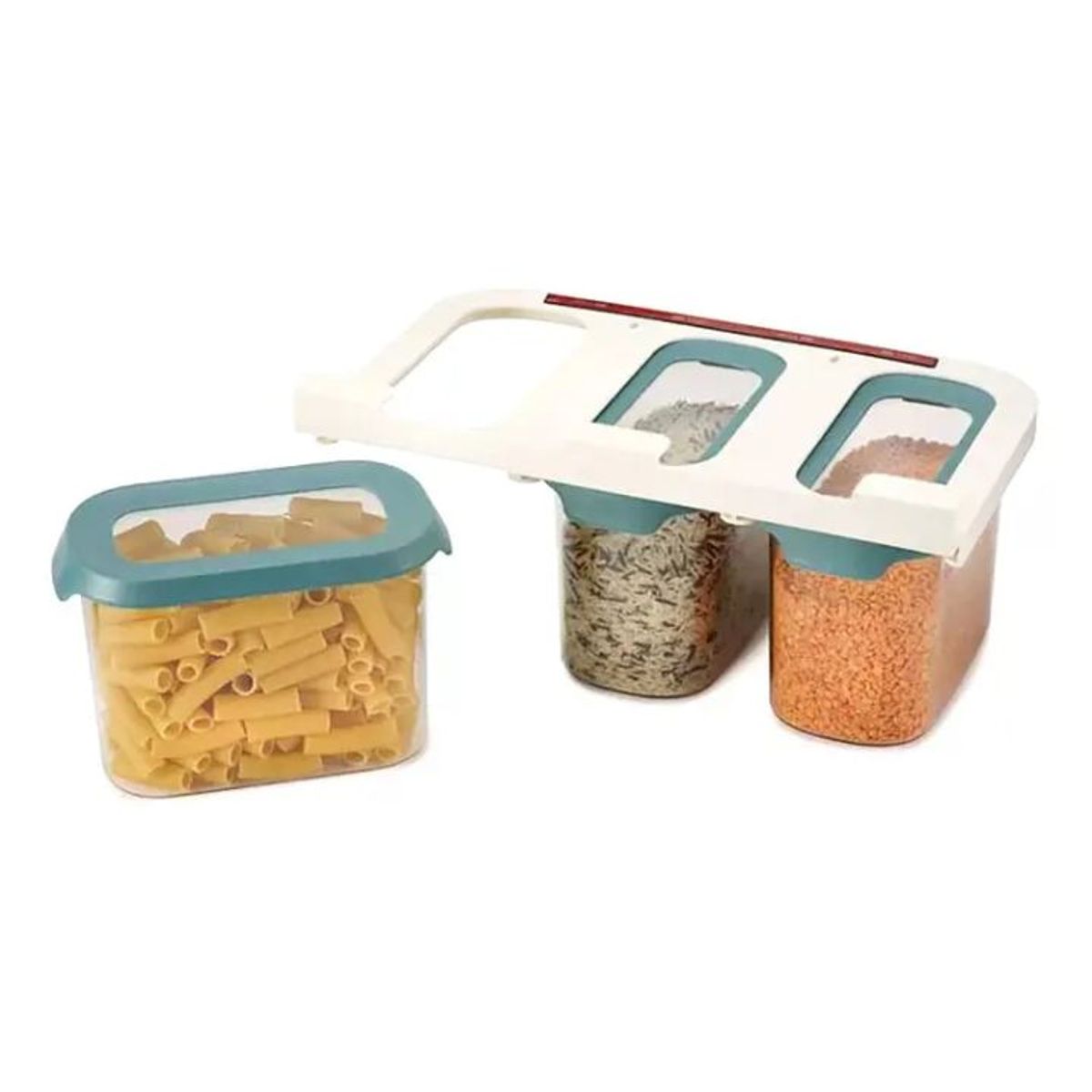 GENERICO - Pack3 Contenedores Organizador Para Despensa - Refrigerador