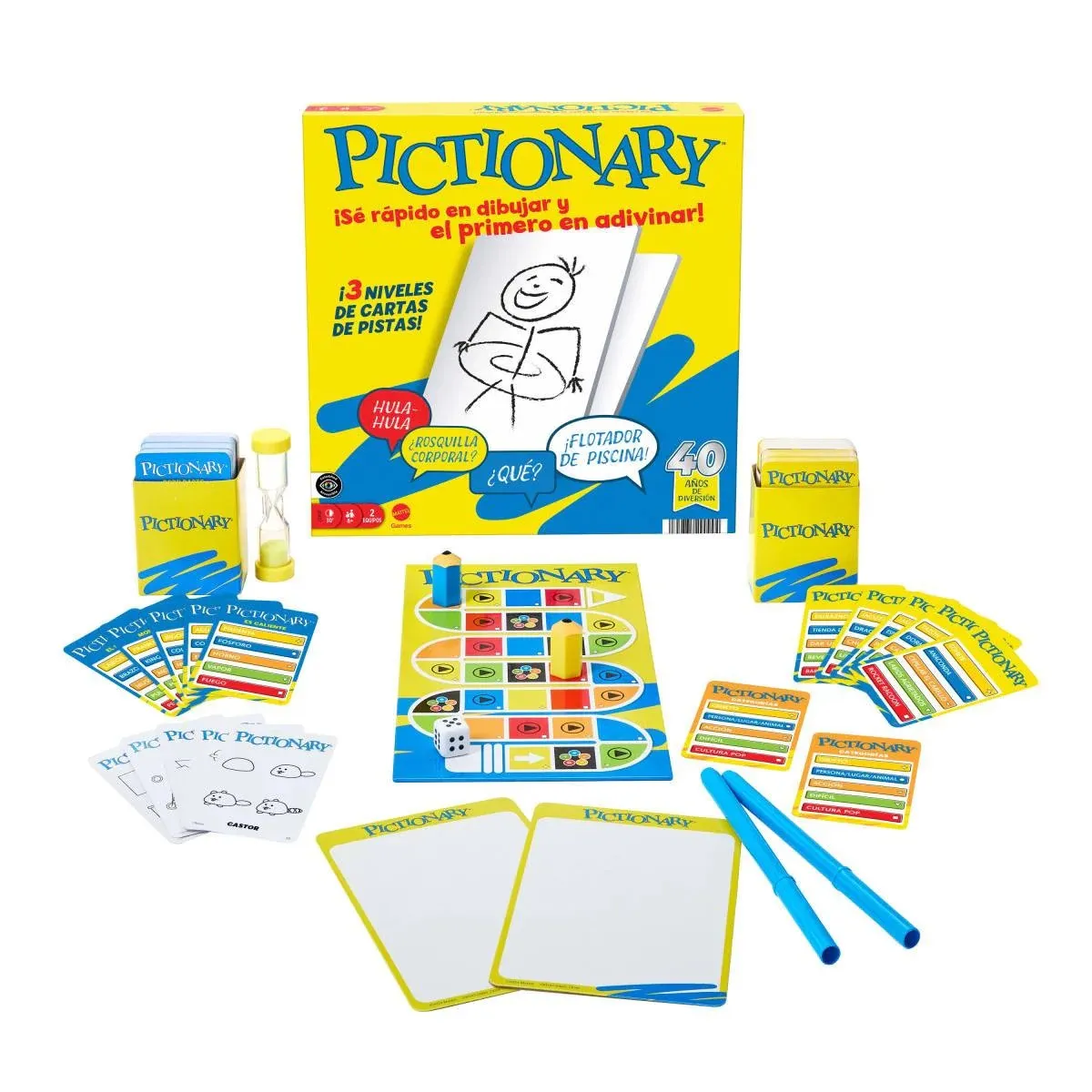 MATTEL - Juego De Mesa Pictionary Core Refresh