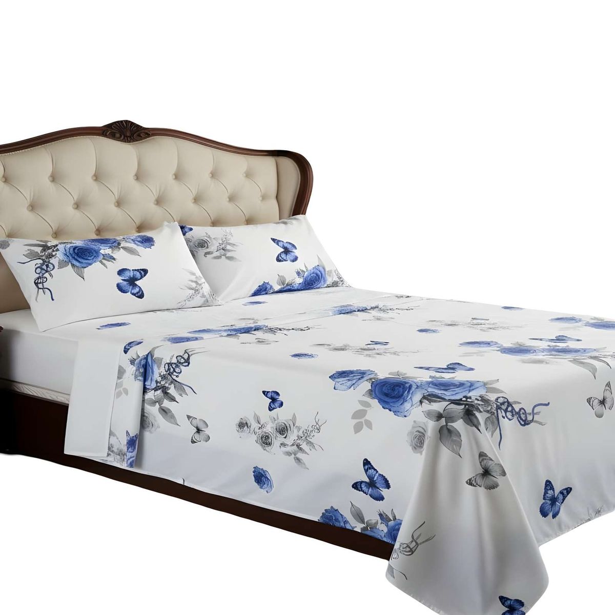 GENERICO - SET DE SABANAS SUAVES 1 PLAZA BLANCO10