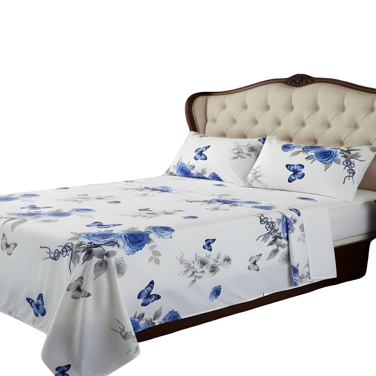 GENERICO - SET DE SABANAS SUAVES 1 PLAZA BLANCO10