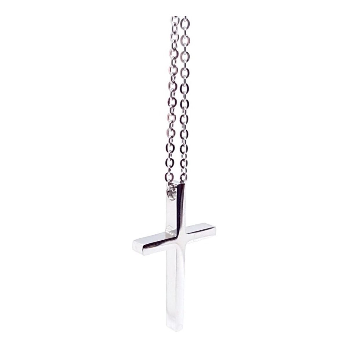 GENERICO - Collar De Cruz Silver Space Hombre Mujer Moda 2021 Ixx