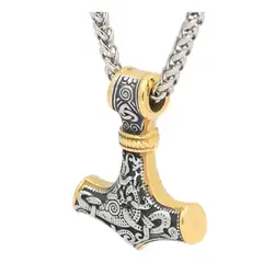 GENERICO - Collar Vikingo Martillo Thor Nordico Hombre Moda