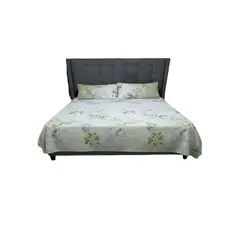 GENERICO - SET DE SABANAS SUAVES KING VERDE