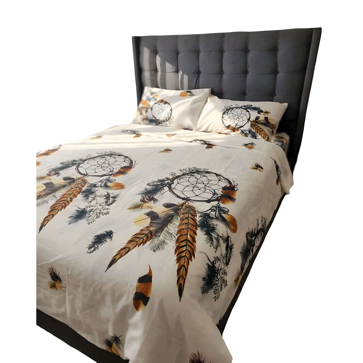 GENERICO - SET DE SABANAS SUAVES KING BLANCO12