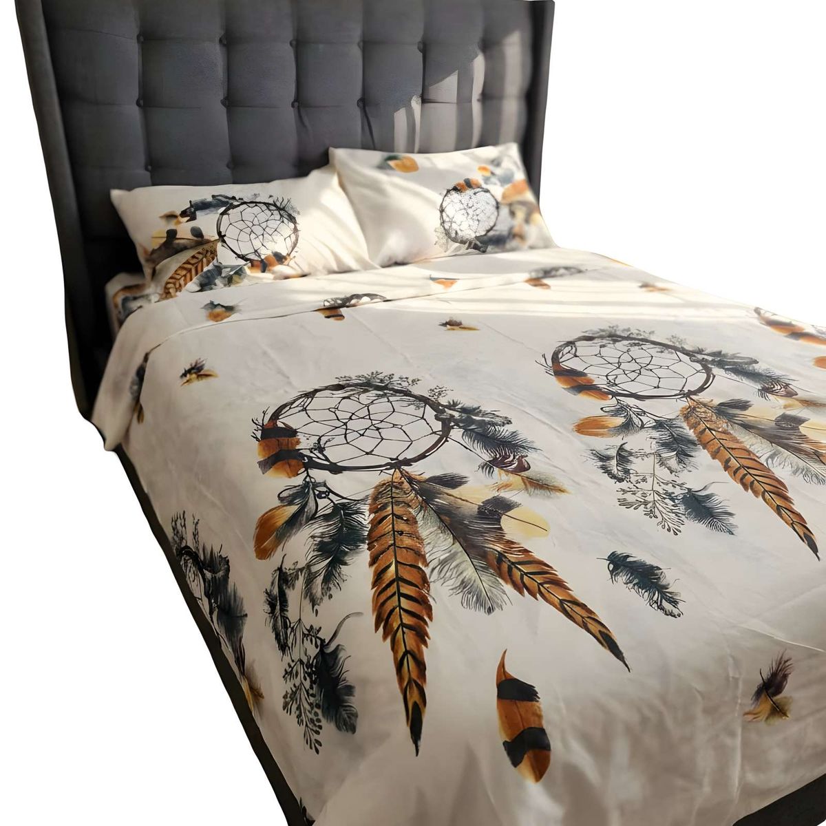 GENERICO - SET DE SABANAS SUAVES KING BLANCO12