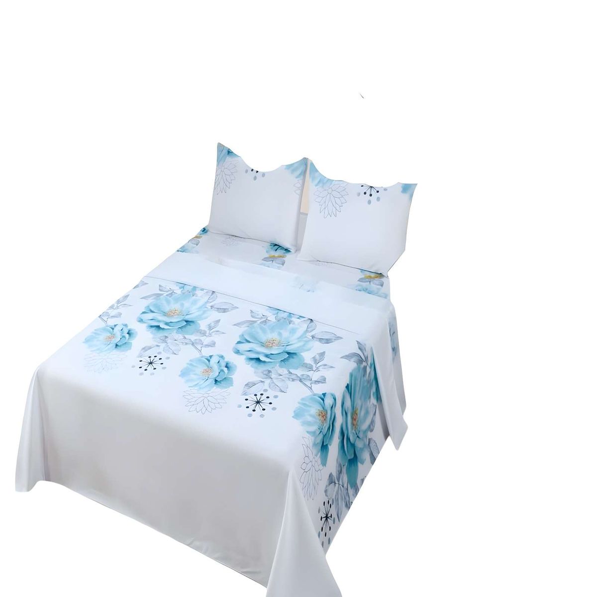 GENERICO - SET DE SABANAS SUAVES SUPER-KING BLANCO C2