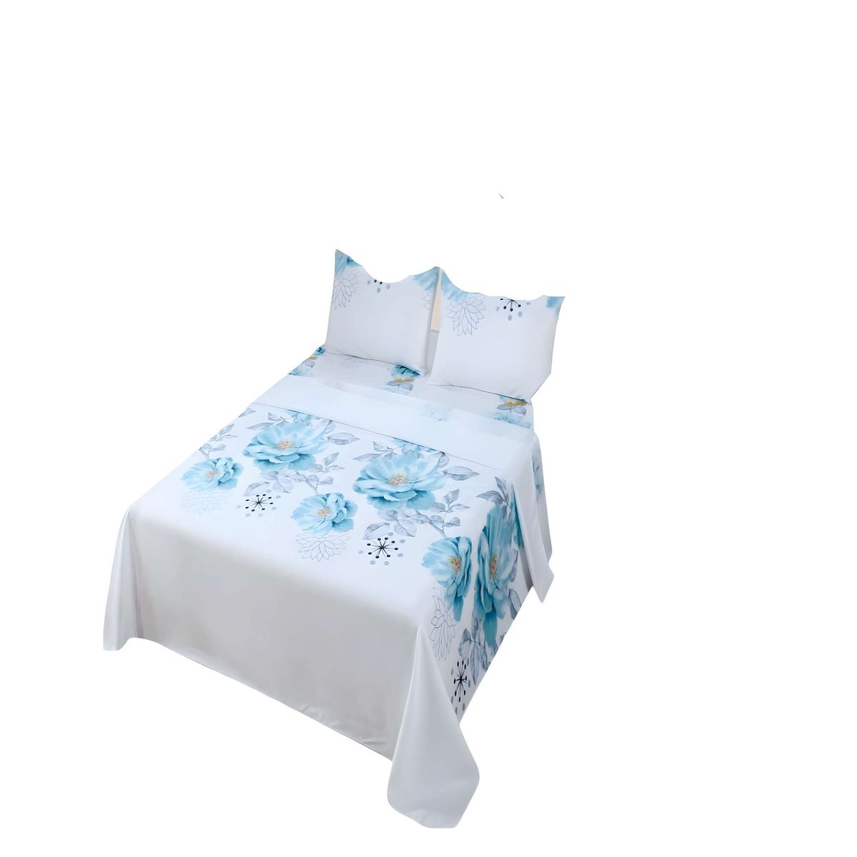 GENERICO - SET DE SABANAS SUAVES SUPER-KING BLANCO C2