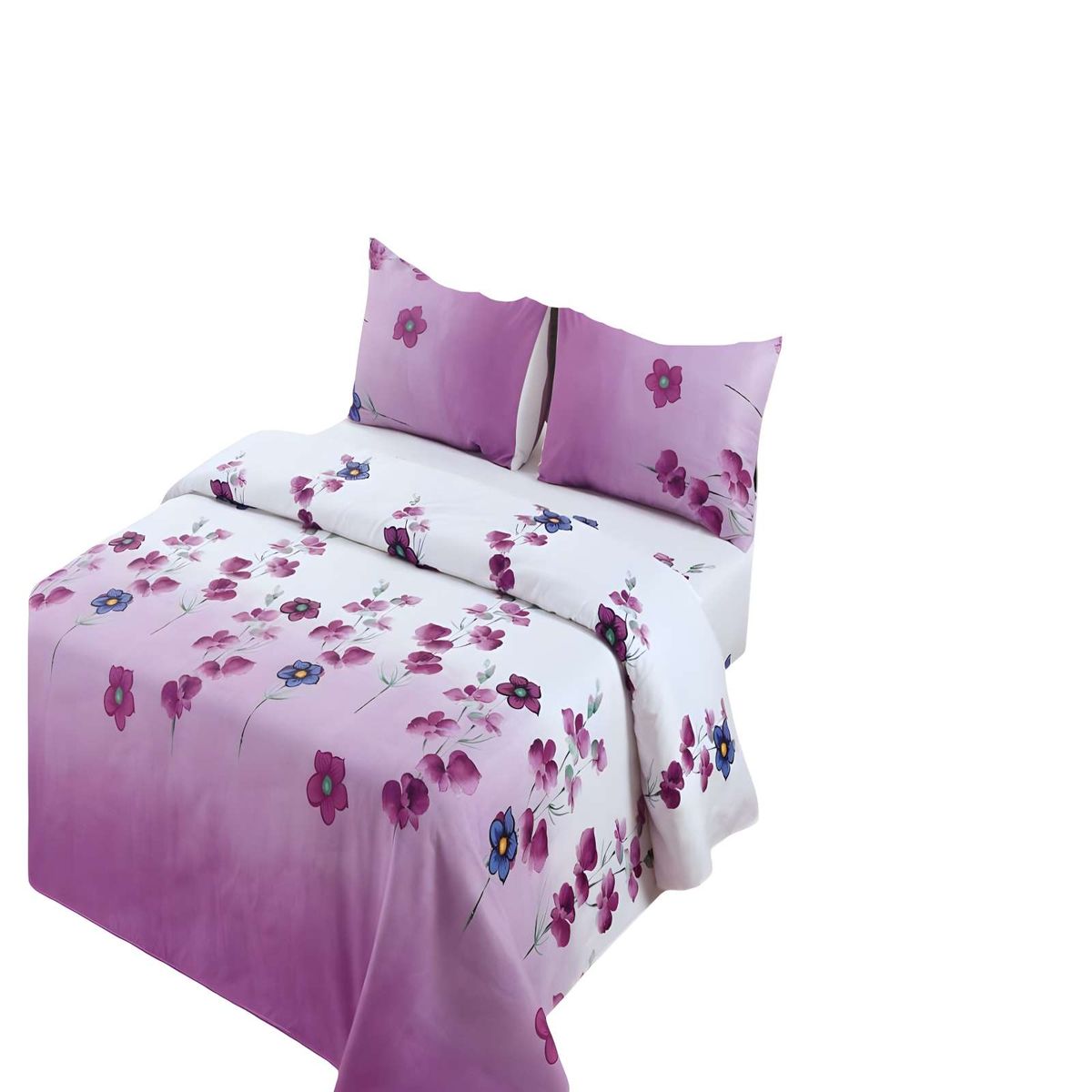 GENERICO - PACK DE SABANAS ULTRA SUAVES 2 PLAZAS BLANCO C1