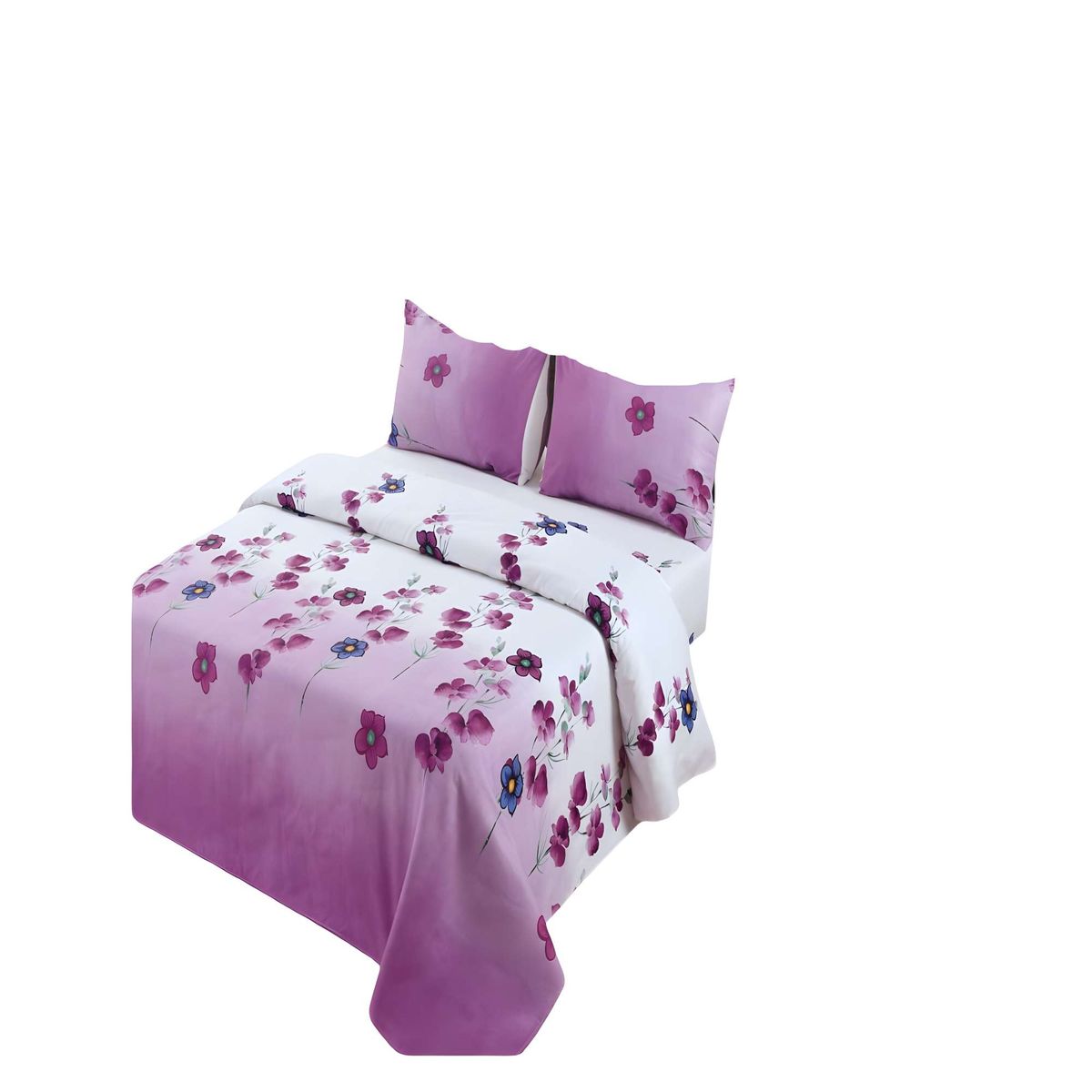 GENERICO - PACK DE SABANAS ULTRA SUAVES 2 PLAZAS BLANCO C1