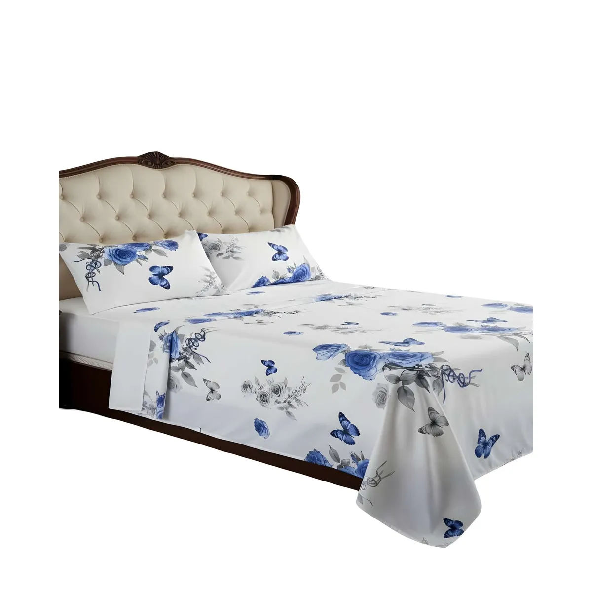 GENERICO - PACK DE SABANAS ULTRA SUAVES 2 PLAZAS BLANCO10