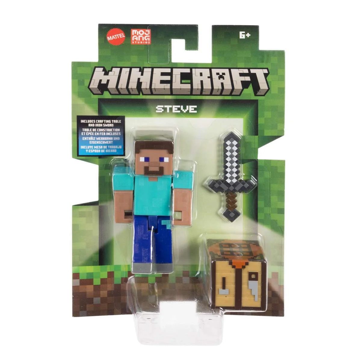 MINECRAFT - Minecraft Core Figura De 8 Cm Con Crafting - Variedades