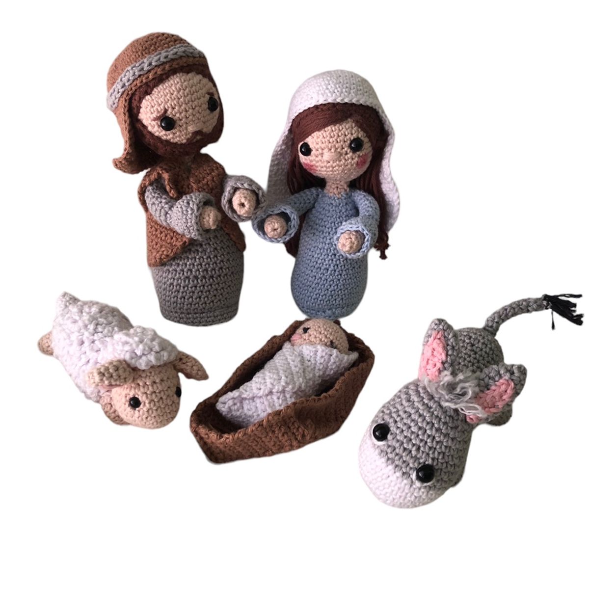 SIMPLE IDEAS - Pesebre Amigurumi 5 Piezas