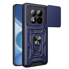 GENERICO - Carcasa Armor Anillo Para Xiaomi Note 15 Pro 5G - Azul